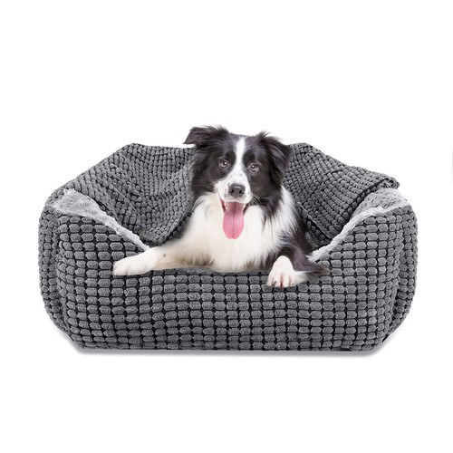 Joejoy hooded dog bed - hooded, super