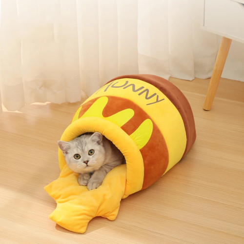 Cat nest semi enclosed warm - nest,