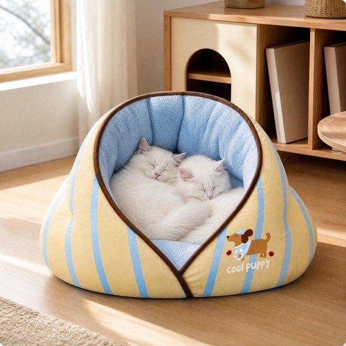 Rounded pet bed - pet, with