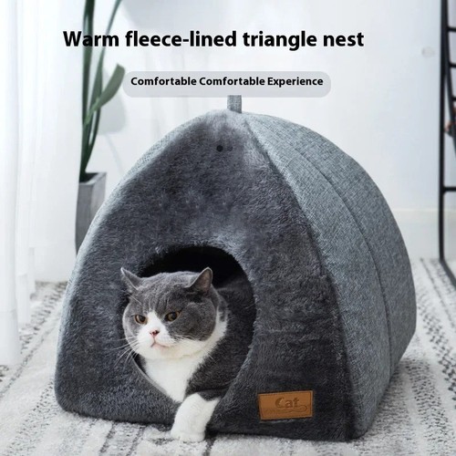 Triangle cat bed house - triangle,