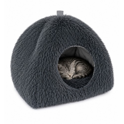 Cat cave bed foldable pet - bed,