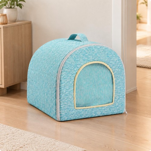 Heated cat bed enclosed niche - cat,