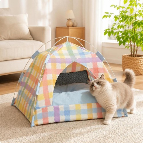 Outdoor covered pet bed - covered,