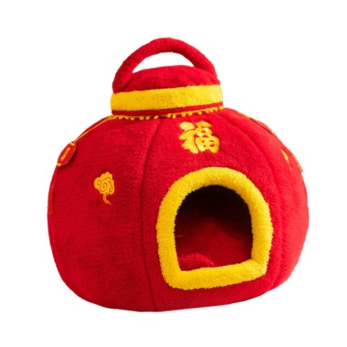 Anti slip cat bed cave - cat,