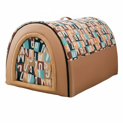 Enclosed dog house winter - enclosed,