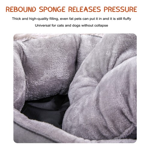Blue suede pet bed - blue,