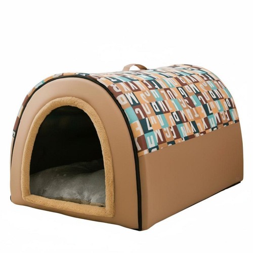 Enclosed dog house winter - enclosed,
