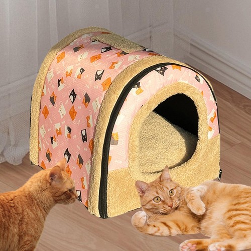 Cat bed cave small dog - small,