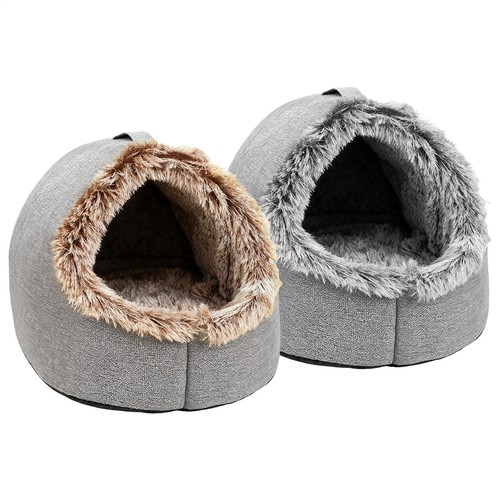 Enclosed cat bed - cat, calming