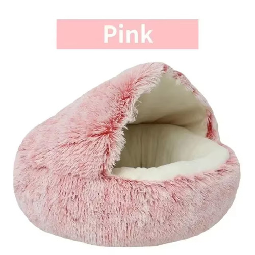 Round plush cat - round,