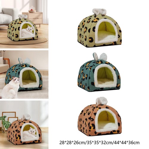 Semi enclosed pet cat nest - cat,