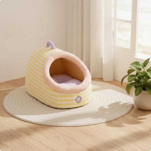 Hooded pet bed - hooded,