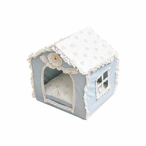 Enclosed pet house bed soft - pet,